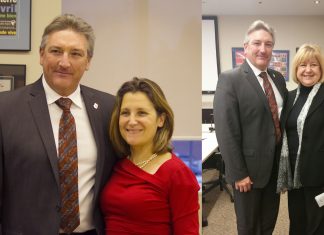 François Laporte Meets Ministers Freeland and Mihychuk