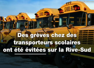 Transport scolaire: deux grèves évitées sur la Rive-Sud