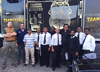 Local Union 31 Limousine Drivers at Aerocar Service Ratify First Collective Agreement New Aerocar Service Teamsters at a union meeting with Local Union 31 Director of Organizing Ben Hennessy and Business Rep. Caley Fieldhouse