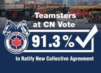 Teamsters at CN Ratify New 3-Year Contract