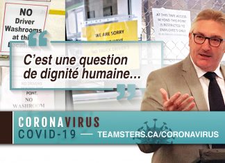 Le syndicat des Teamsters demande la réouverture des haltes routières et des stations-service