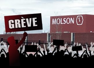 Les Teamsters déclenchent la grève chez Molson