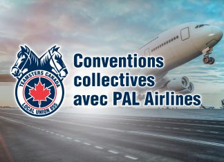 La Section locale 855 du syndicat des Teamsters ratifie deux conventions collectives avec PAL Airlines