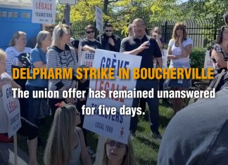 Delpharm Strike in Boucherville : Employer inaction puts thousands of patients’ peace of mind at risk across Canada