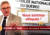 Ouvrir la voie : Nous sommes attaqués comme jamais auparavant