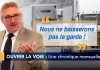 Ouvrir la voie : Chauffeur inc. – Nous ne baisserons pas la garde